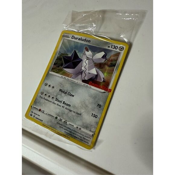 Pokemon Evolving Skies Duraludon SWSH028 Gamestop Black Star Promo New - Picture 2 of 5